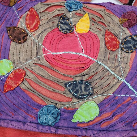 Vintage Hippie Carry Bag Large Crossbody Casual or Work LAPTOP SIZE by KC - Picture 3 of 6